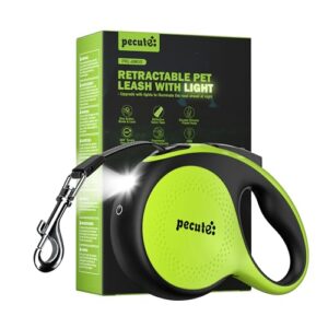Recensione Pecute guinzaglio retrattile per cani con luce LED ricaricabile